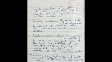 Types of Amalgamation #Amalgamation in the nature of merger #