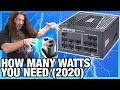 Wasting money on power supplies how many watts you need for a pc psu 2020
