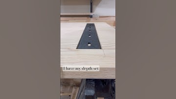 Recessing C Channel to be flush with the table. #woodwork #table #metal #bidwellwoodandiron #bidwell