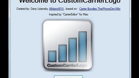 Install Custom Carrier Logo Without Jailbreak - Windows