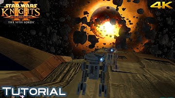 Star Wars Knights of the Old Republic 2 Restored Content Tutorial Walkthrough (4K)