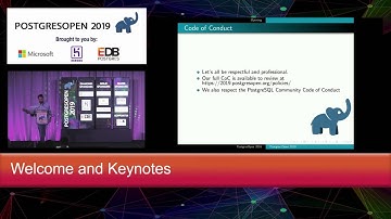 PostgresOpen 2019 Welcome
