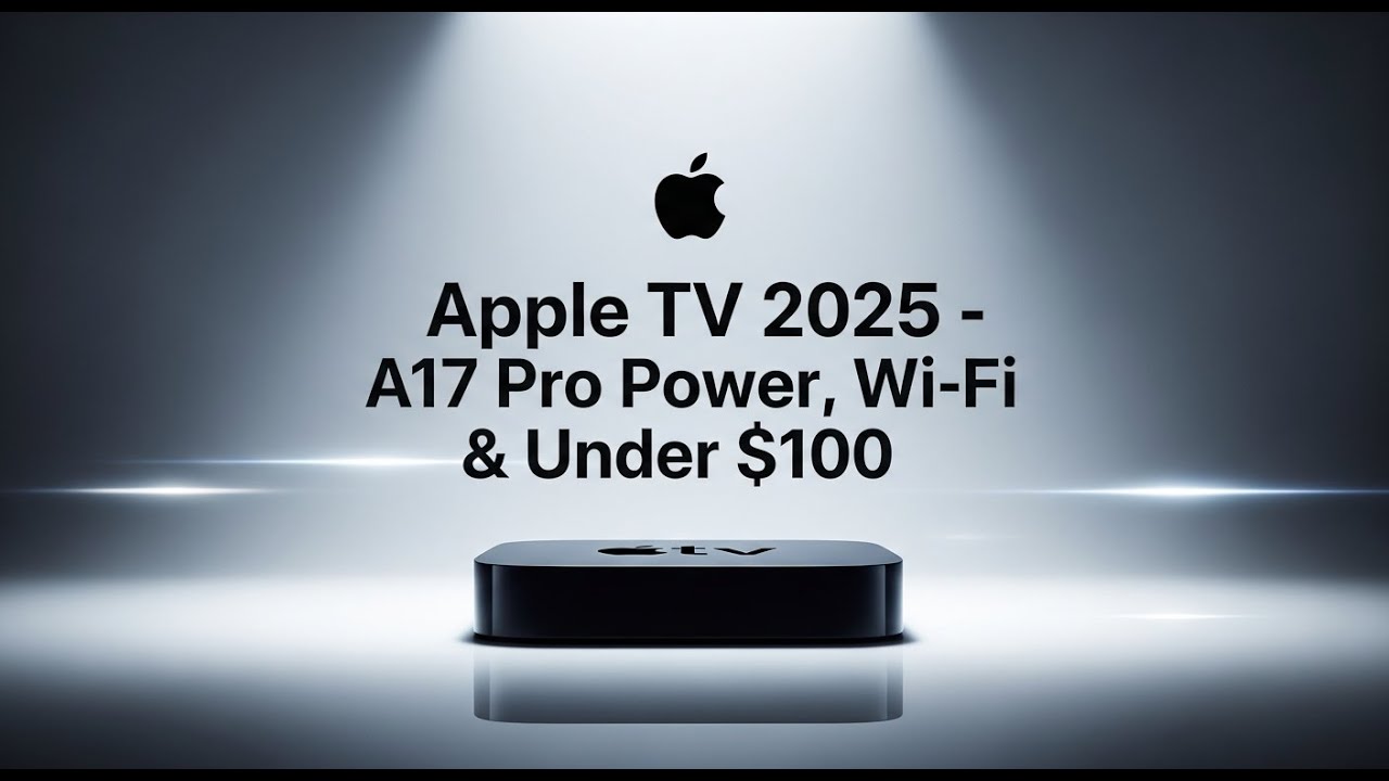 Apple TV 2025 — New Leaks Reveal A17 Pro Power, Wi-Fi 7, Under $100 ...