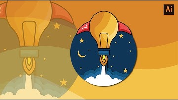 Rocket vector design, illustrator tutorial, Adobe Illustrator CC