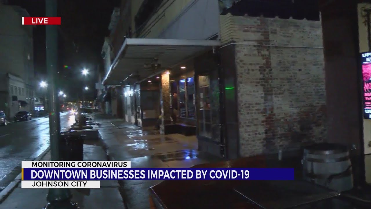 Downtown Johnson City businesses impacted by COVID19 concerns YouTube