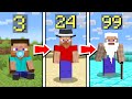 Playing Minecraft At Different Ages