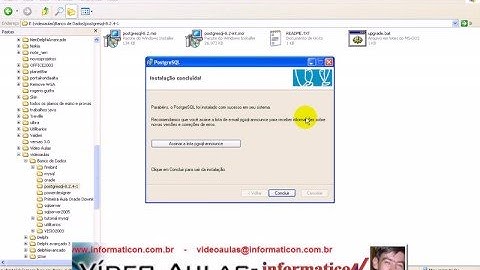 Aula 1885 -  Instalando Banco PostgreSQl e criando tabela