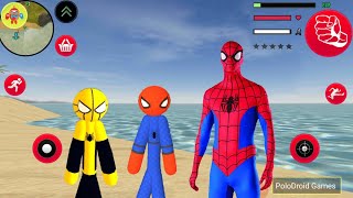 EPIC Amazing Spider-StickMan Rope Hero Vs Mafia Spider-StickMan Rope Hero - Android Gameplay screenshot 4