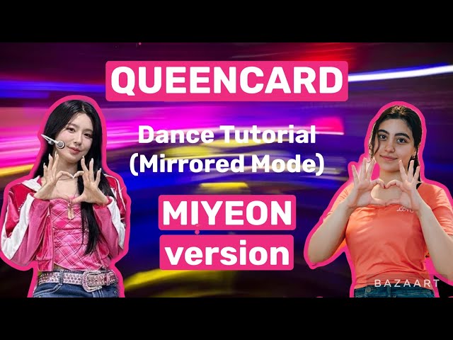 G)I-DLE - 'QUEENCARD' Mirrored Dance Tutorial Speed 100% 🔥 0.5