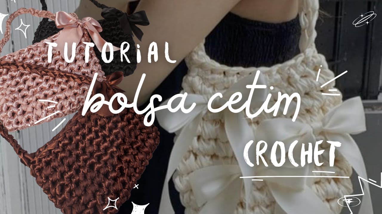 DIY Bolsa Crochê Cetim | Tutorial para Iniciantes