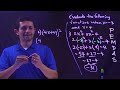 Function Evaluation and PEMDAS Quiz