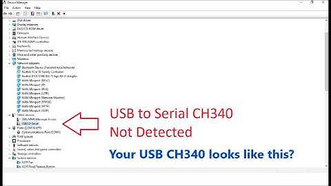 INSTALL DRIVER CH340