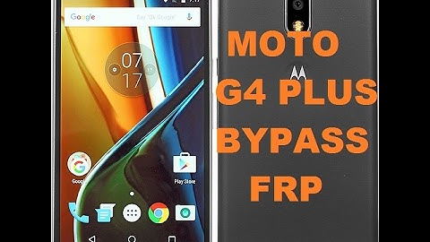 Moto g4 plus (XT1643) 6.0.1 Frp Remove Bypass 1000% Working Method