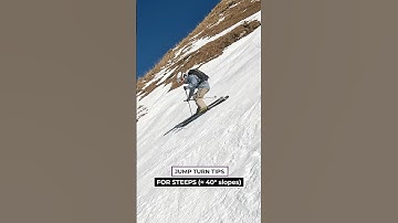 Steep Skiing Jump Turn Tip #ski #skitips #steepskiing