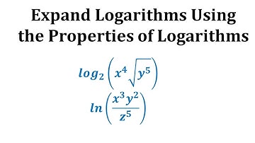 Ex 1:  Expand Logarithmic Expressions