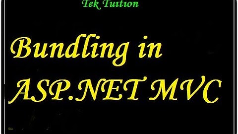 Bundling in ASP.NET MVC