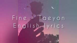 FINE - Taeyon Ysabelle Cuevas cover Englishs