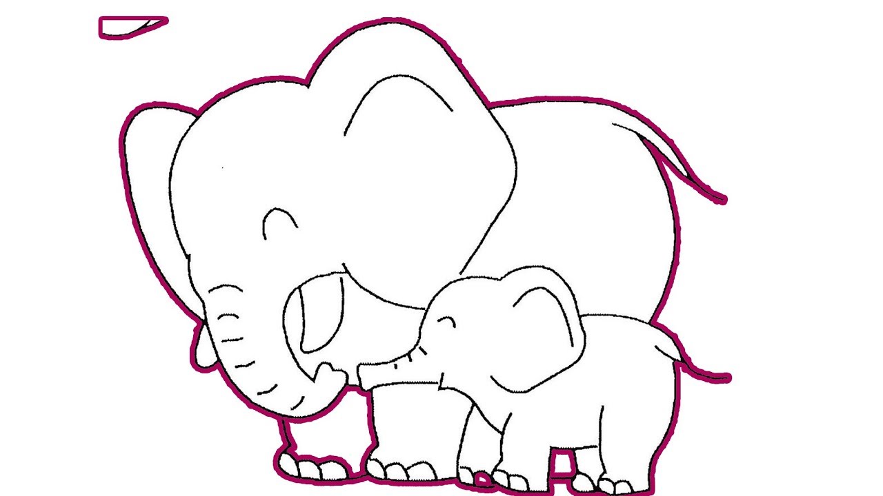 39 Kumpulan Cara Gambar Gajah Yang Mudah Terkeren Repptu