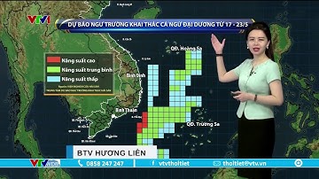 Dự báo thời tiết 9h10 - 17/05/2023 | Ngư trường khai thác cá ngừ đại dương từ 17 - 23/5 | VTVWDB