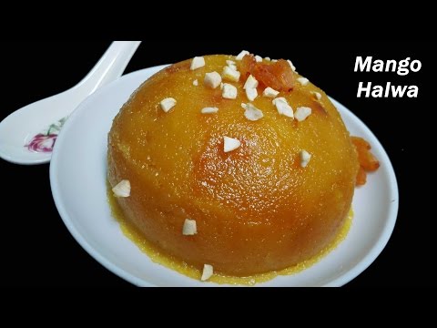 Suji-Mango Halwa || Mango-Suji Halwa || Homemade Mango Kesari Recipe