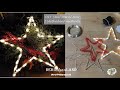 DIY Weihnachtsdeko Led Sterne aus Draht selber machen für Adventsgesteck l Geschenk l DekoideenLand