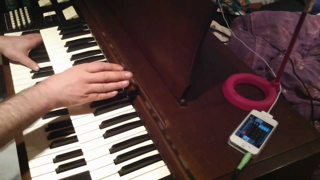 WurliTzer 4022D and rhytm studio app demo roland tb-3 dr-8 dr-9 ,surfers of the mind- simbogee