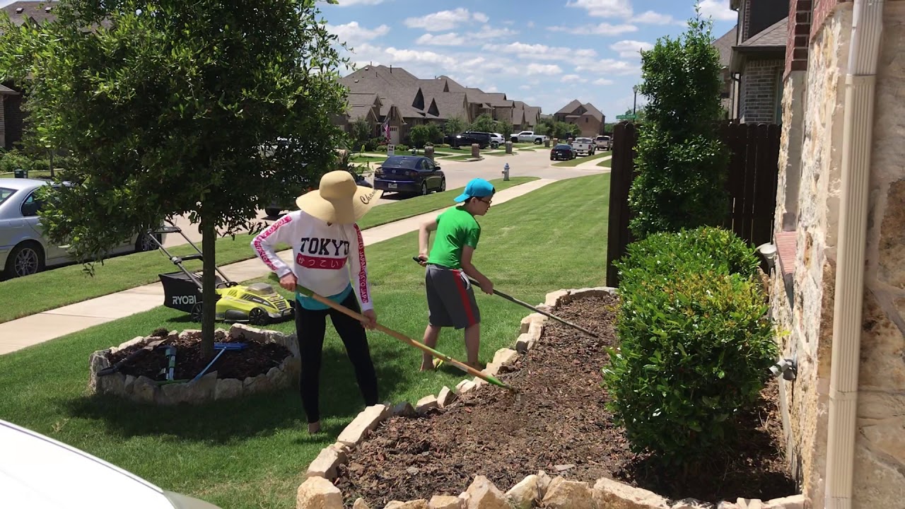 05/30/20 Redo the flower bed YouTube