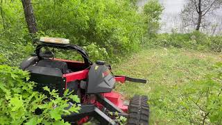 RC Mowers TK-60XP Tracked Slope Mower on Lakeside Brush