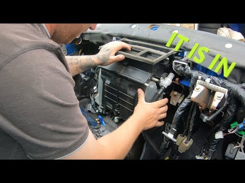 Subaru heater core and blower install #10