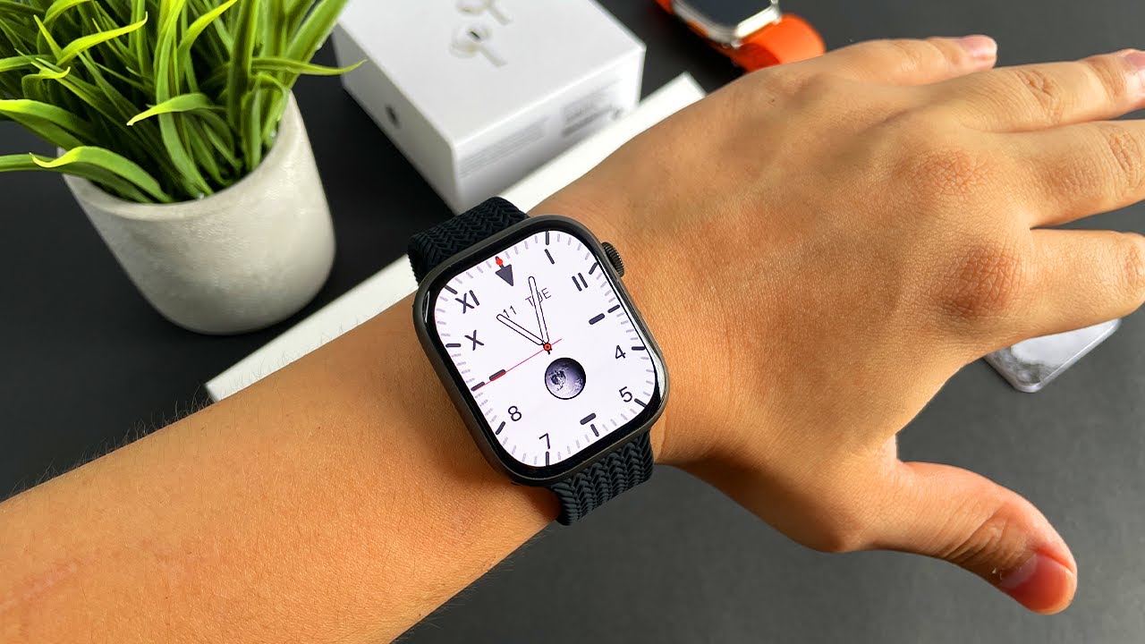 RÉPLICA APPLE WATCH SERIES 8 41MM COM LOGO DA MAÇÃ VERSÃO APP XRUNNING -  UNBOXING REVIEW ✓ 