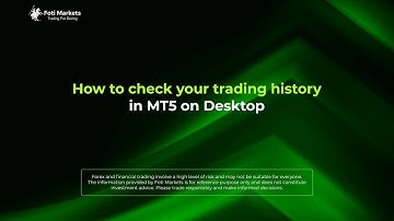 How to View Your Trading History in MT5 (Desktop Tutorial for Beginners)