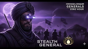 GLA STEALTH GENERAL 1 VS 3 Random HARD GAMEPLAY