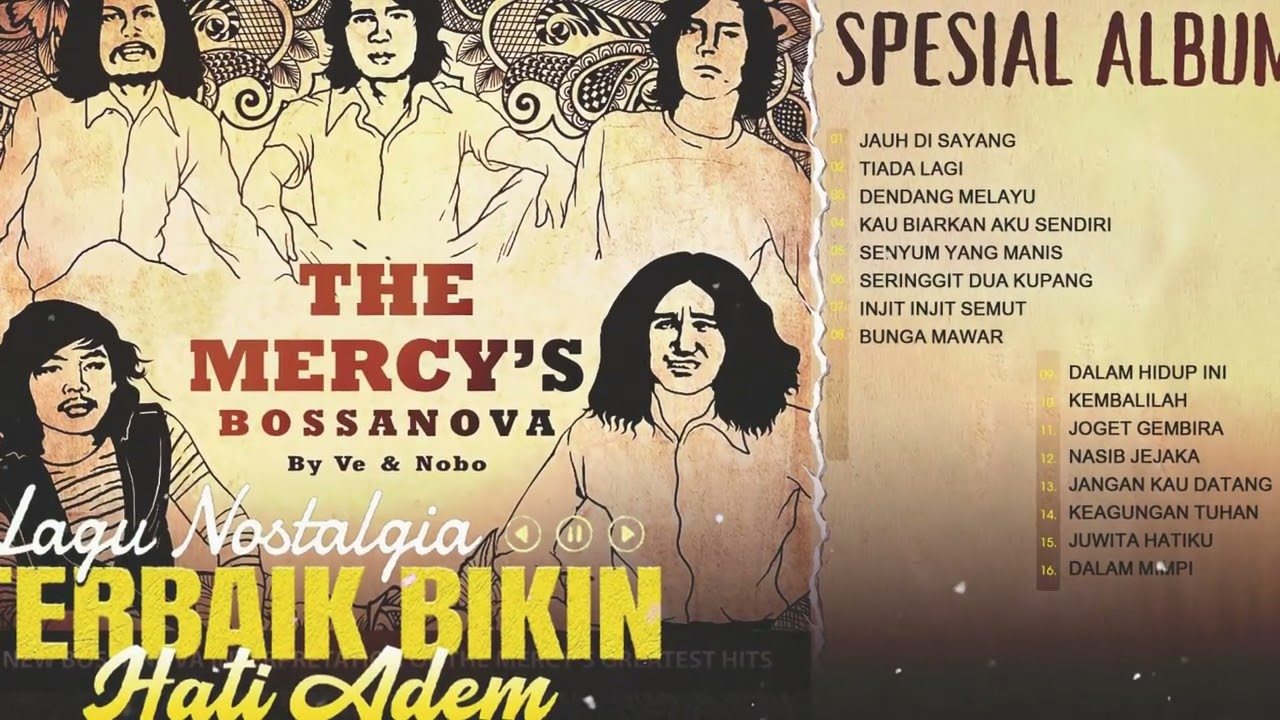 THE MERCY'S BEST SPESIAL ALBUM - TEMBANG NOSTALGIA INDONESIA - 20 LAGU LAGU TERPOPULAR