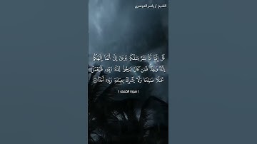 سورة الكهف من آية 109 إلى آية 110 بصوت الشيخ ياسر الدوسري❤❤