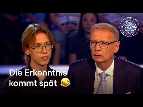 A bit late to the realization 😂 | Who Wants to Be a Millionaire?