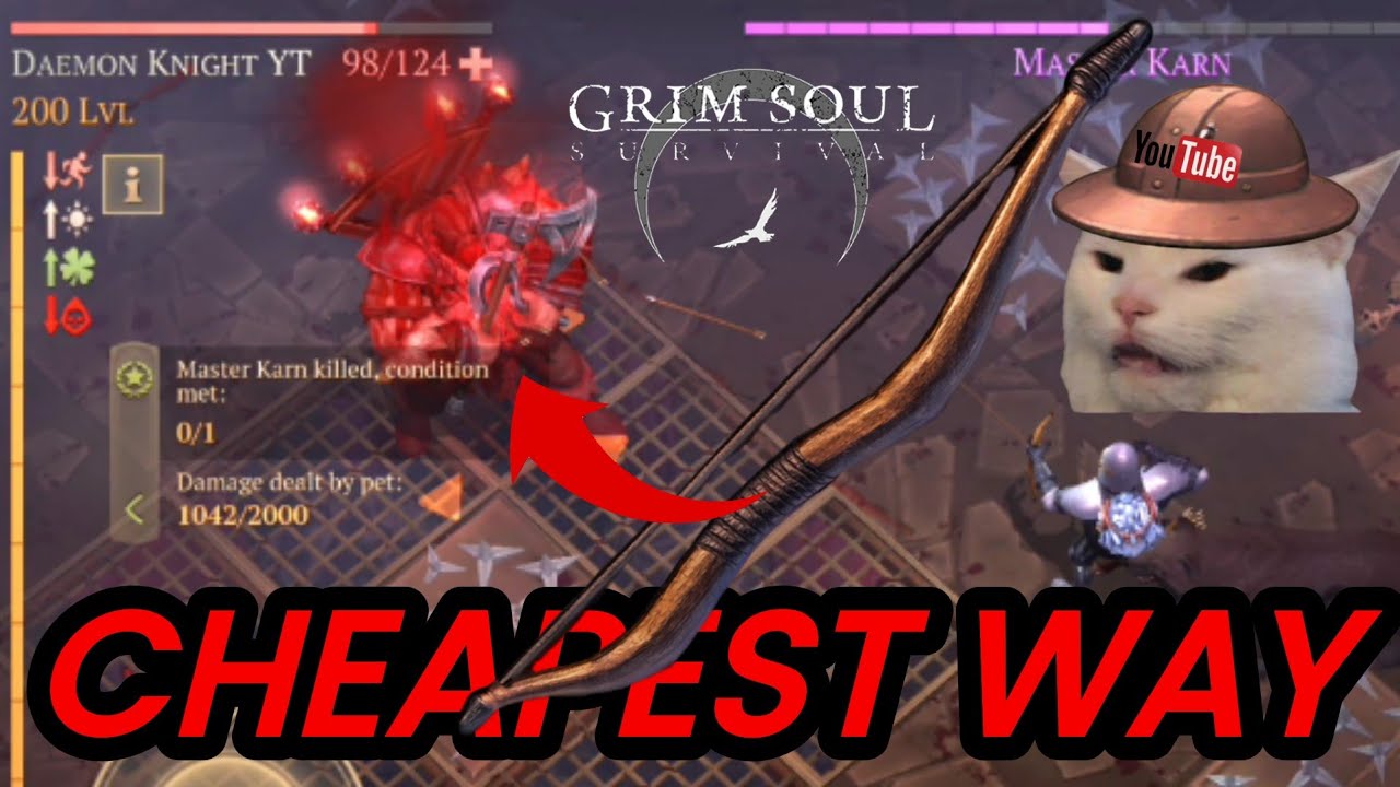 MASTER KARN HOW TO PREVENT HIM FROM HEALING! VET TASK CHEAPEST WAY GRIM SOUL SURVIVAL