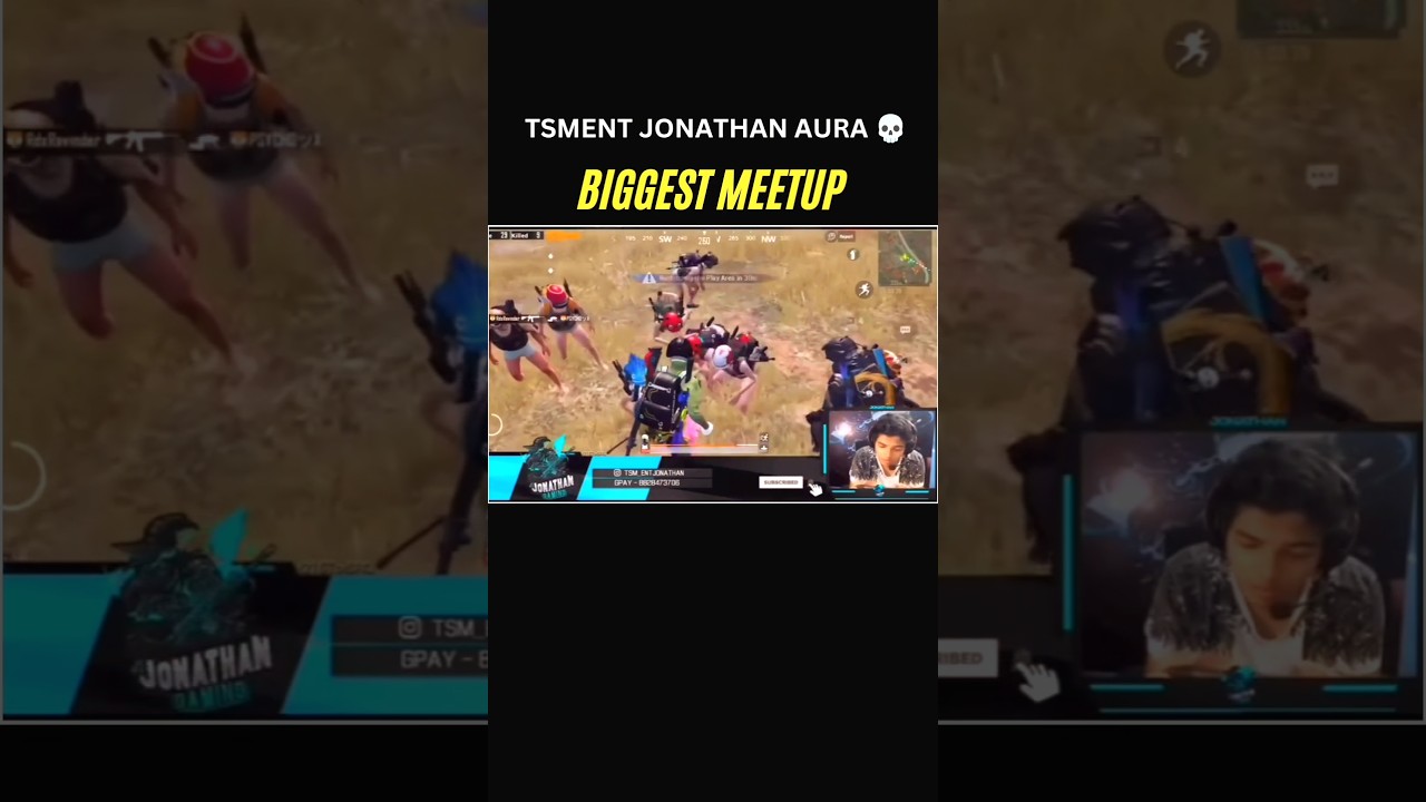 TSMent JONATHAN AURA 💀 | Biggest Meetup in PUBGM 