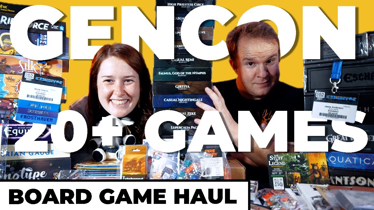 Epic Board Game Haul - GenCon 2021
