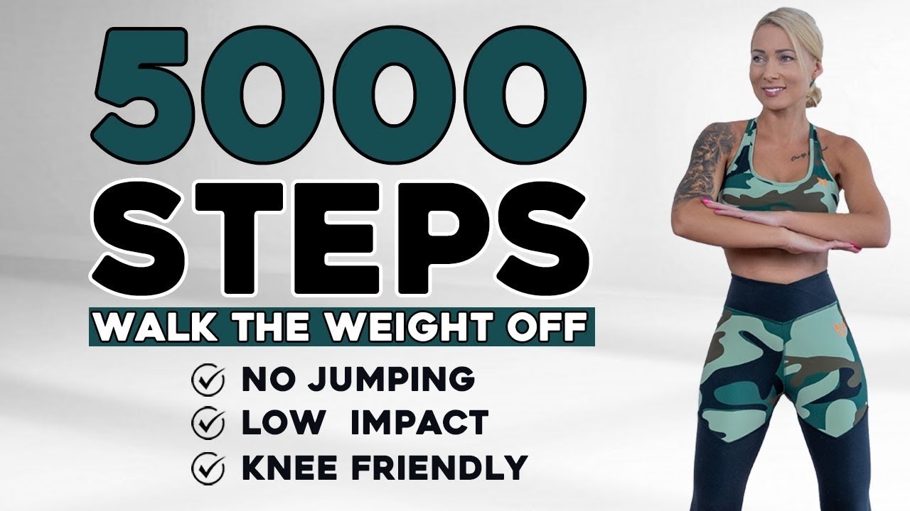 5000 STEPS WALKING WORKOUT | 10K Steps Challenge! 1 Hour Fat Burning Endurance Knee Friendly