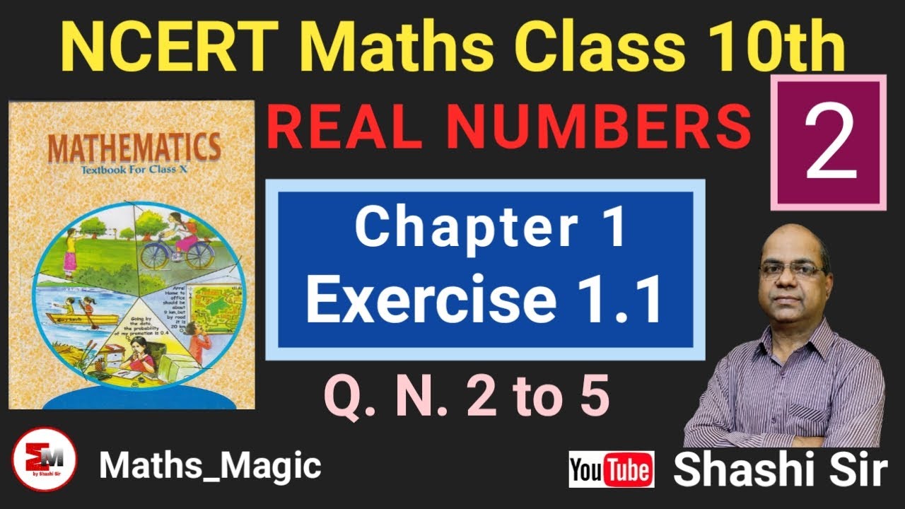 #Real Numbers | NCERT Maths Class 10th | Chapter 1 | Exercise 1.1 Q.N ...
