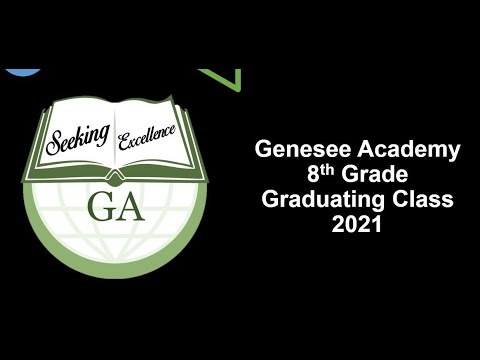 Genesee Academy 2021 8th Grade Graduates