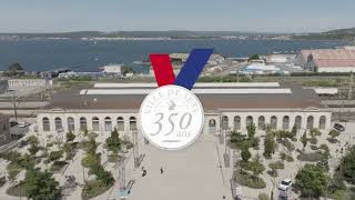 Gare Histoire De Sète 350Ans Logo Resimi