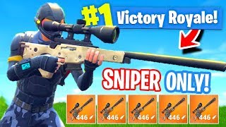 *NEW* Sniper ONLY Mode In Fortnite: Battle Royale