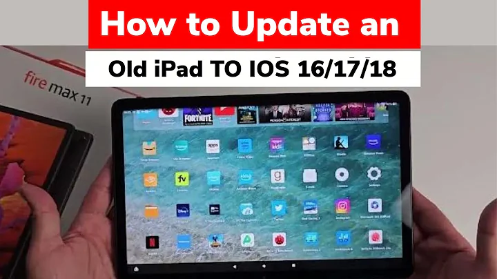 How to Update an Old iPad Tablet  To ios 16