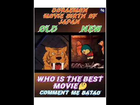Doraemon Movie Birth of Japan {Old × New Movie}😱|🤔Who is the Best Movie#nobita#movie #viral #shorts