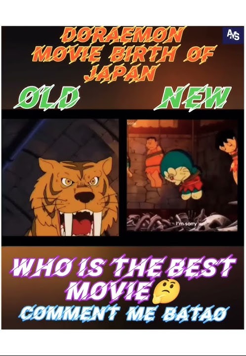 Doraemon Movie Birth of Japan {Old × New Movie}😱|🤔Who is the Best Movie#nobita#movie #viral #shorts