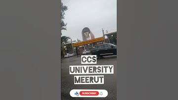 Chaudhari Charan Singh University Meerut 2023 #ccs #viral #shortfeed
