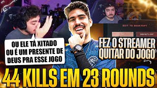 ASPAS ACABOU COM A NOITE DE UM STREAMER GRINGO E FEZ ELE FECHAR A LIVE FICANDO 44/11 NA PARTIDA