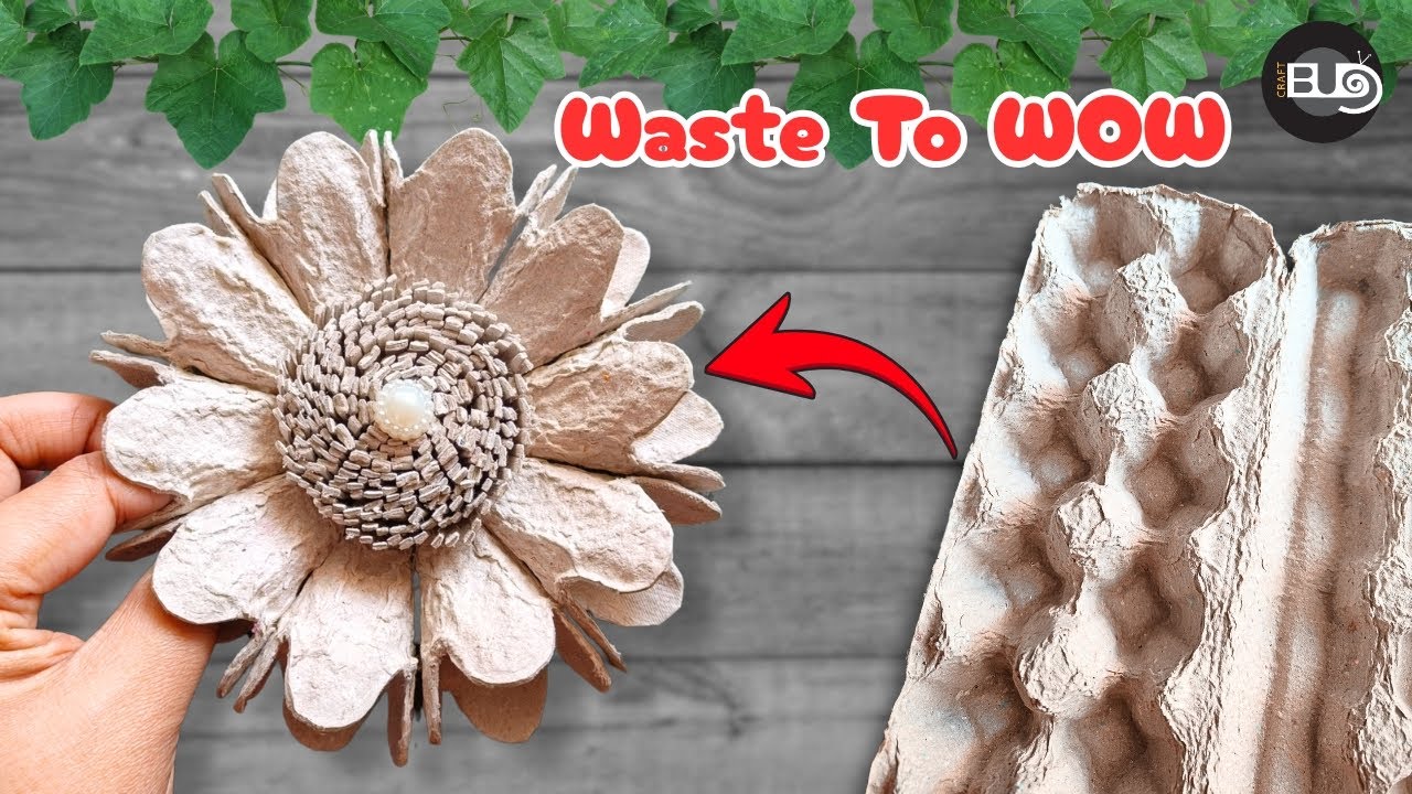 Try This Amazing Egg Tray Craft Idea How To Make Egg Carton Flower try-this-amazing-egg-tray-craft-idea-how-to-make-egg-carton-flower
