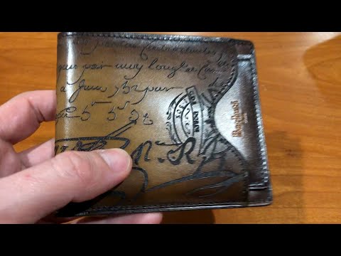 Berluti Makore 2 In 1 Scritto Leather Wallet Review - YouTube